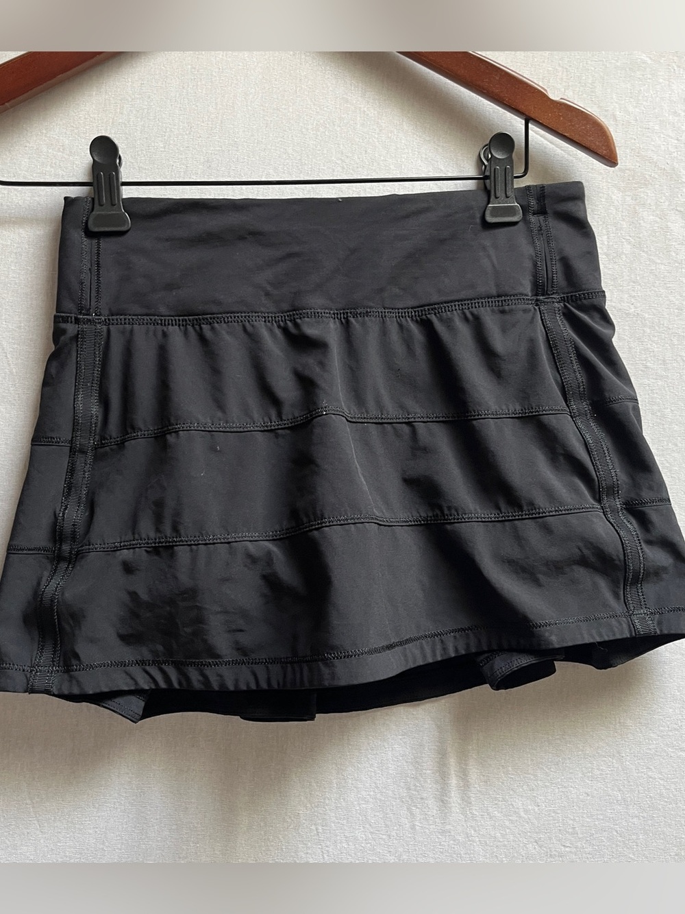 Lululemon Black Athletic Skort with Built-In Shorts 2
